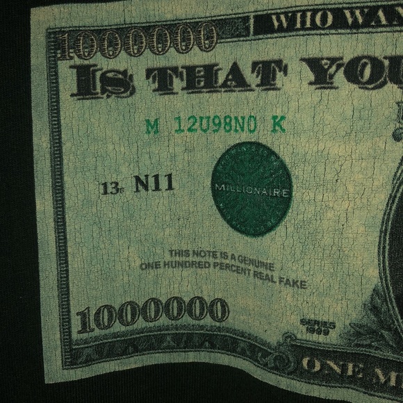 Vintage 90s “who wants to be a millionaire”? Tee - Picture 3 of 11